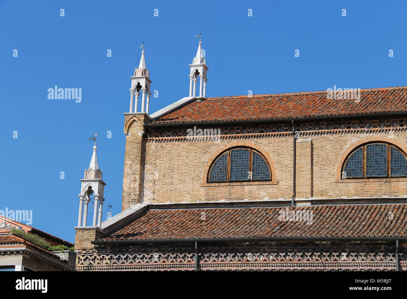 L'architecture ancienne du centre historique de Venise, San Marco. Italie Banque D'Images