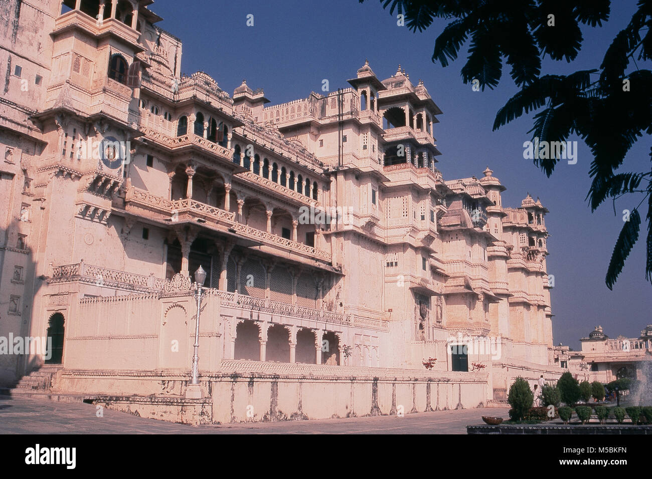 City palace d'Udaipur, Rajasthan, Inde Banque D'Images