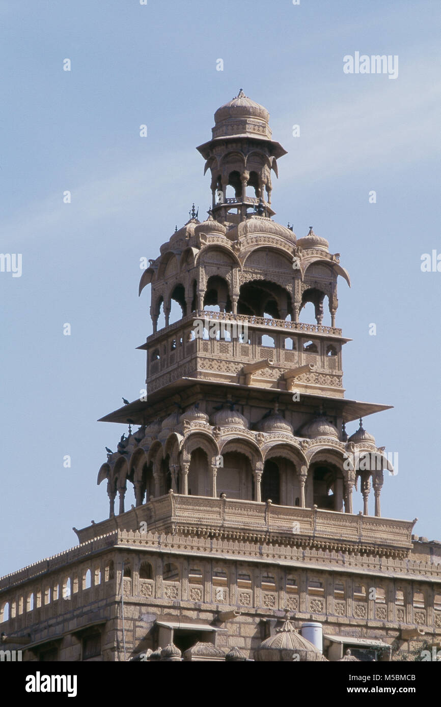 Tazia Tower Jaisalmer, Jaisalmer, Rajasthan, India Banque D'Images