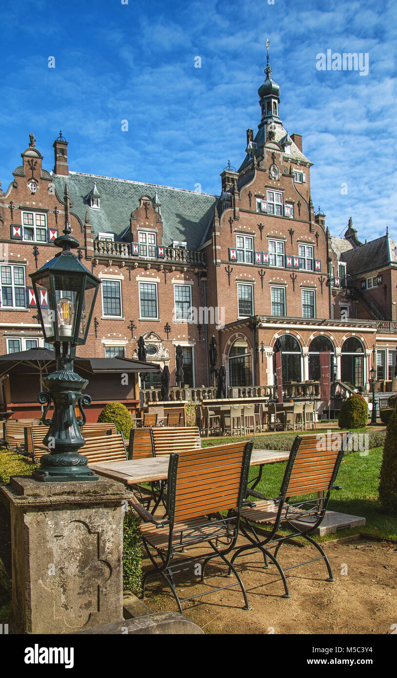 L'hôtel particulier sur le dix-septième siècle Duin & Berg estate à Santpoort, Pays-Bas Banque D'Images