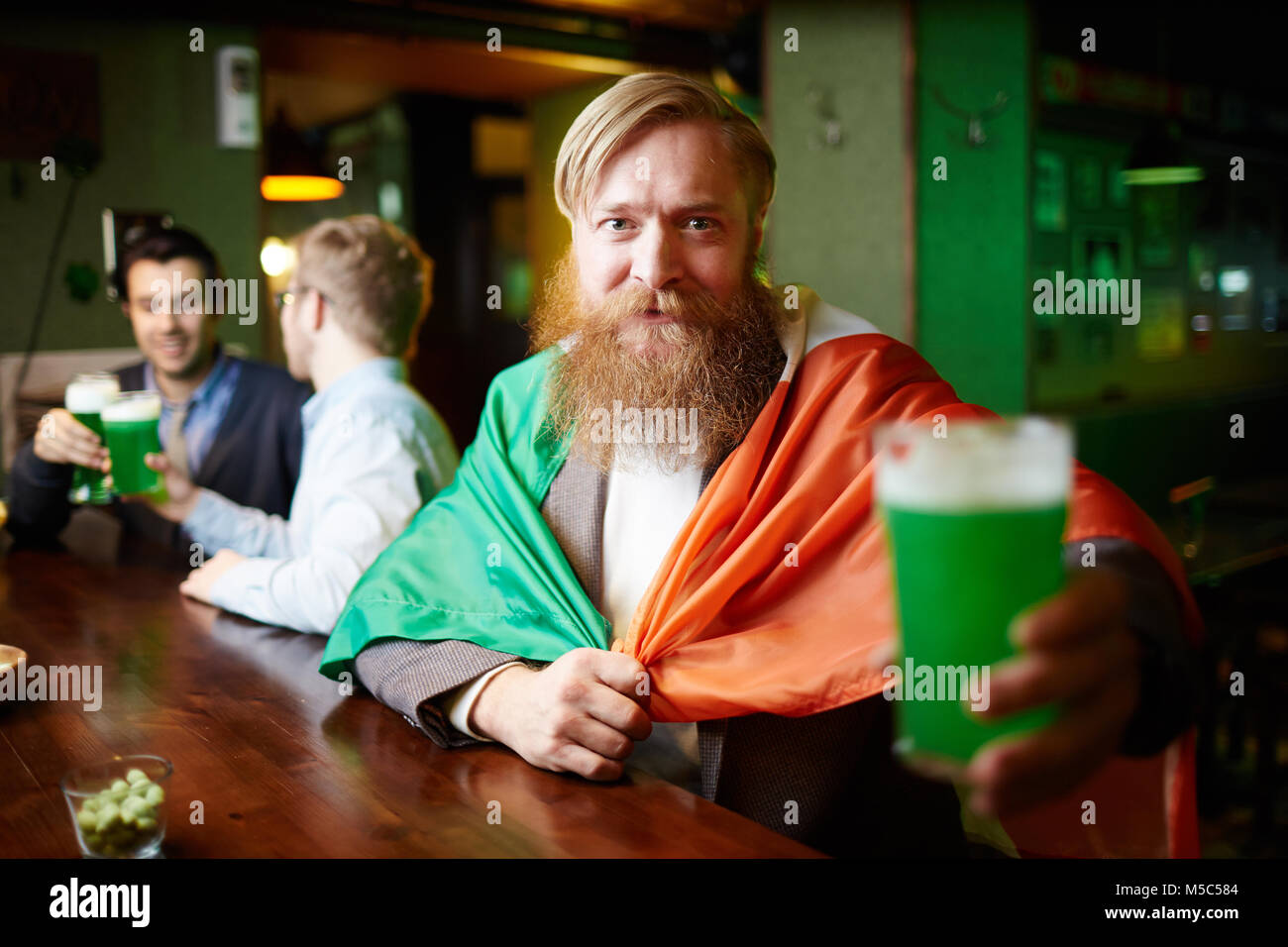 Homme irlandais Banque D'Images