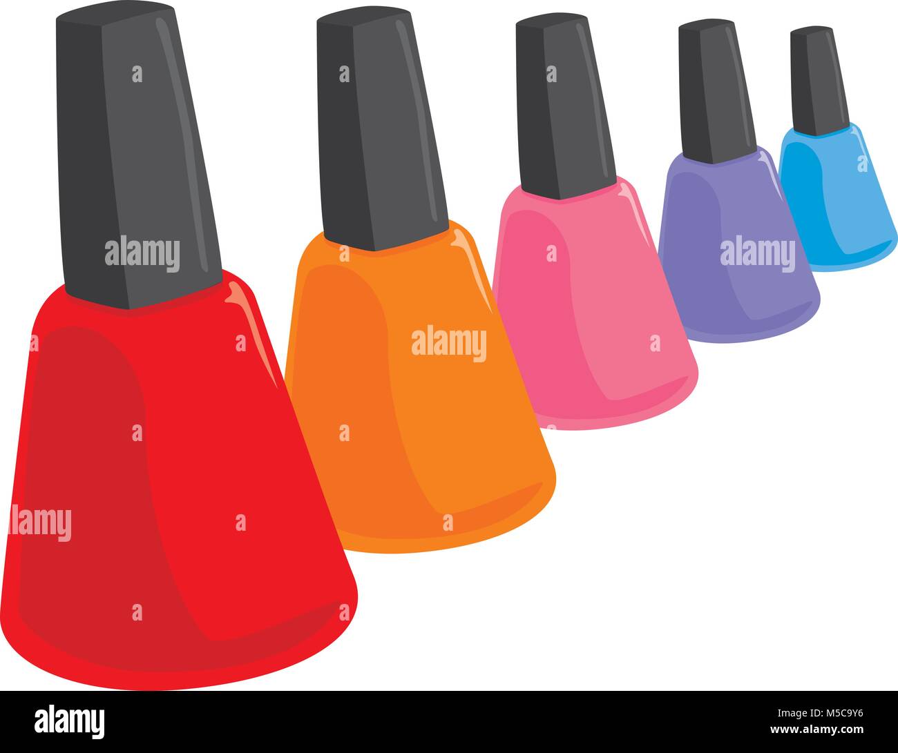 Couleur des ongles Banque d'images vectorielles - Alamy