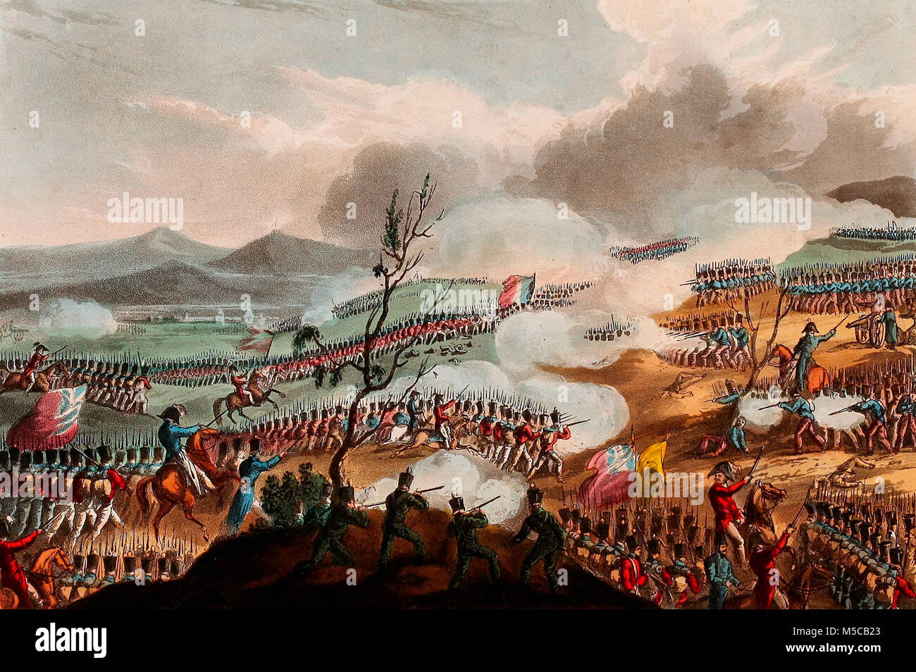 Bataille de la Nivelle - 10 novembre 1813 Banque D'Images