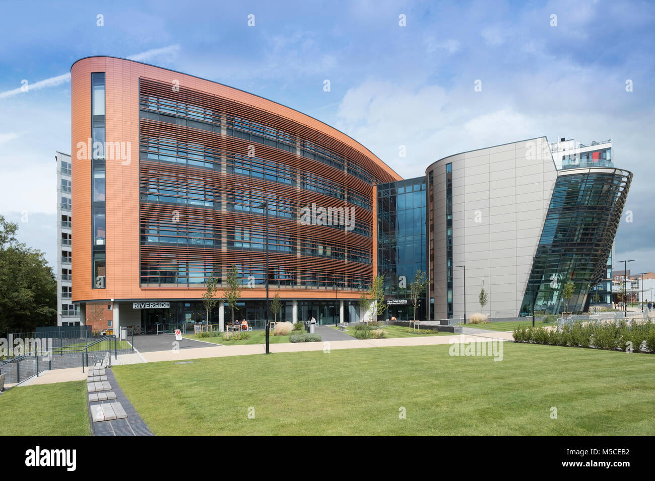 Le Vijay Patel des capacités pour l'art et de design de l'Université De Montfort à Leicester. Banque D'Images