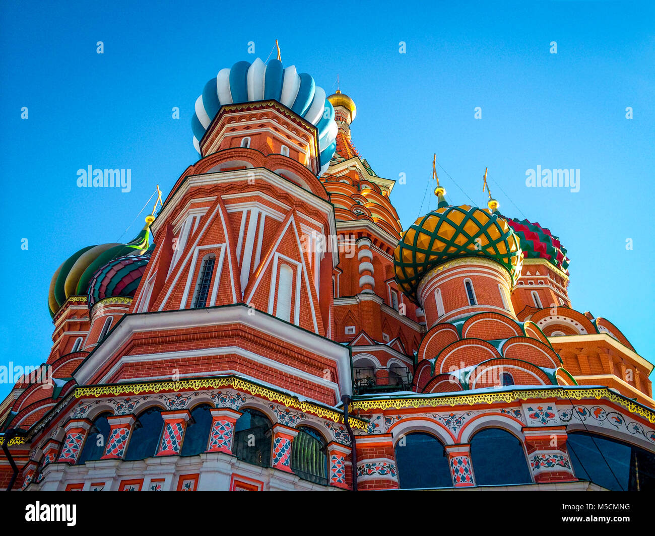 La Cathédrale Saint-Basile sur la Place Rouge à Moscou, Russie Banque D'Images