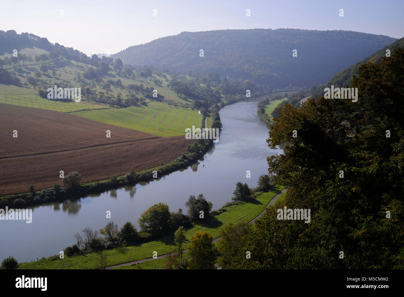 Neckarsteinach, Hessen, Allemagne Banque D'Images