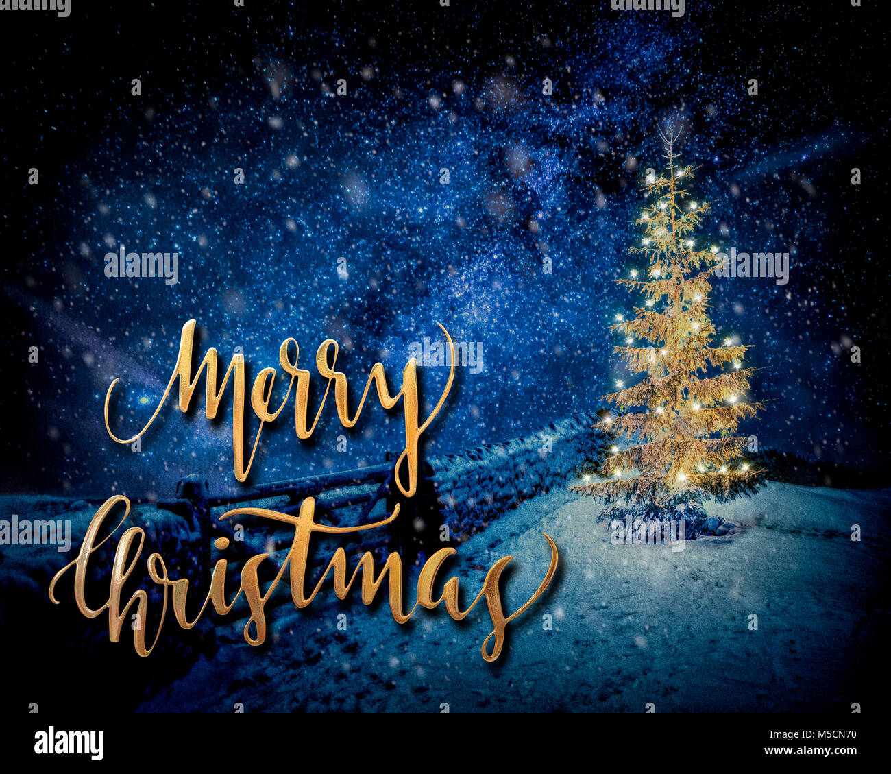 CONCEPT : Joyeux Noël Banque D'Images