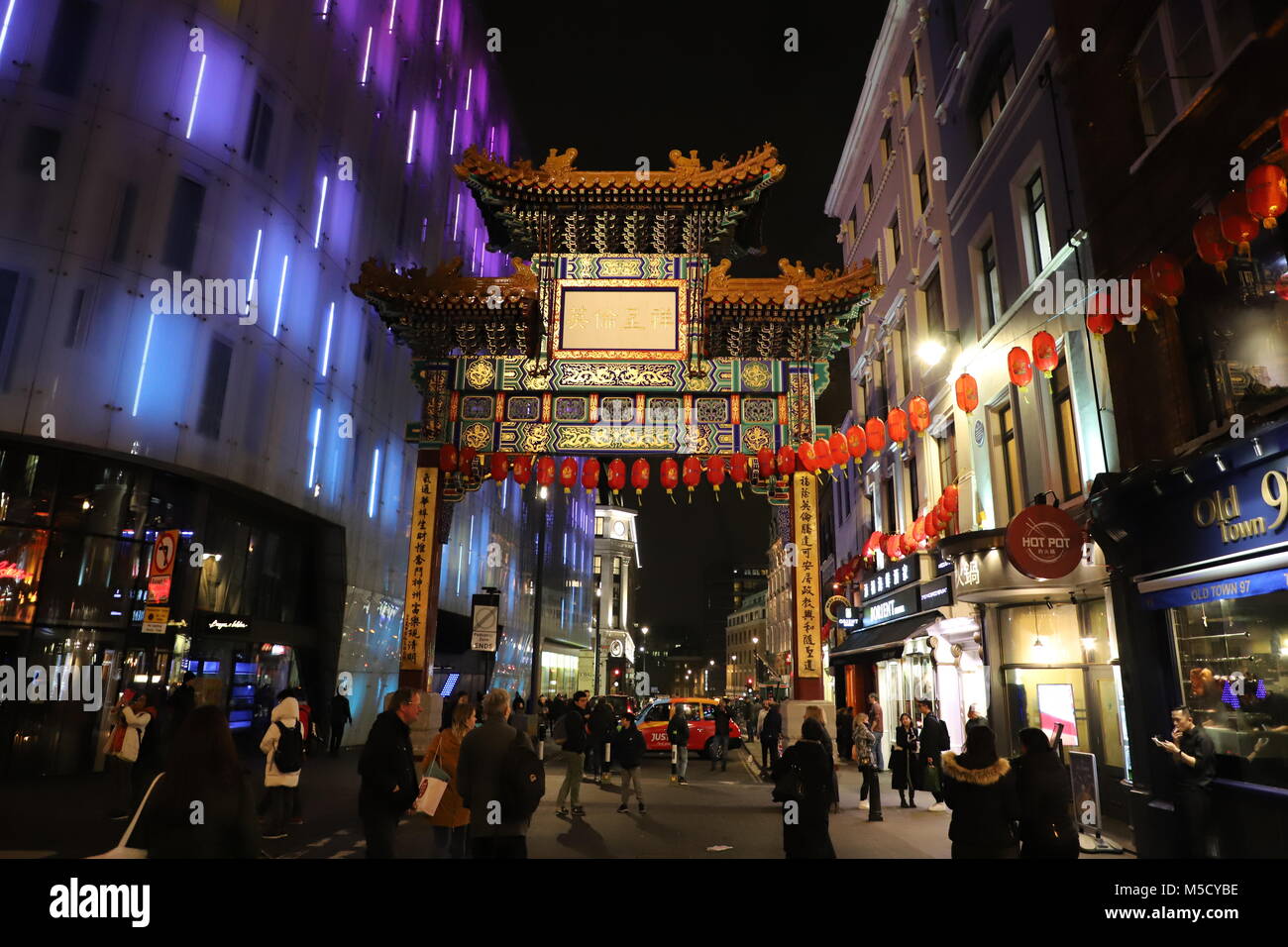 Le Nouvel An chinois à Londres Banque D'Images
