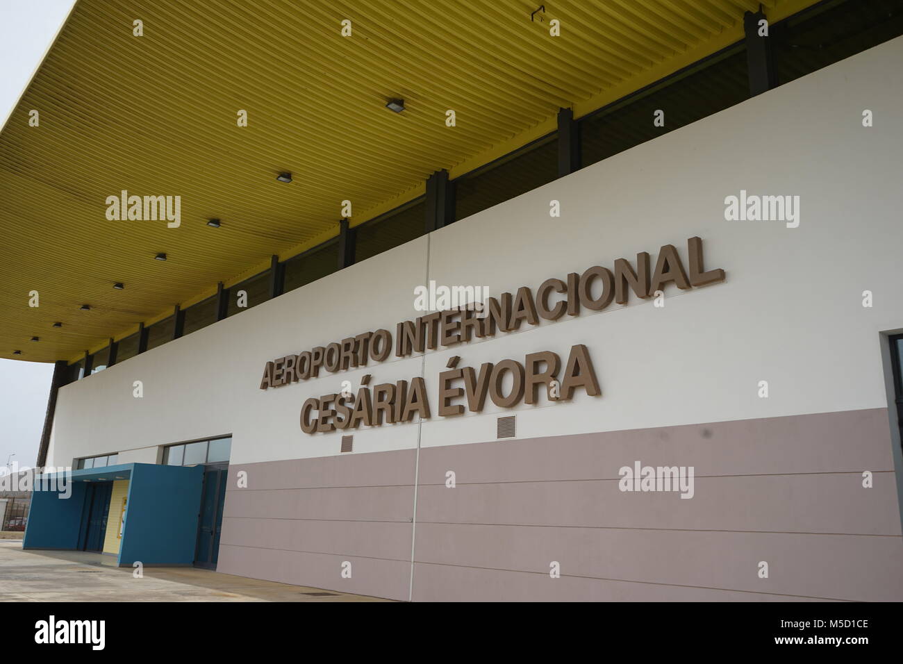 Cesaria Evora, l'aéroport de Mindelo Sao Vicente, Cap Vert Banque D'Images