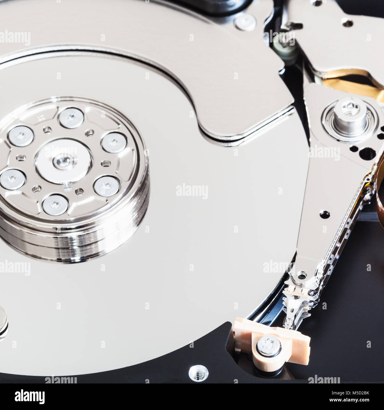 Demontage de 3,5 pouces interne de disque dur sata close up Banque D'Images