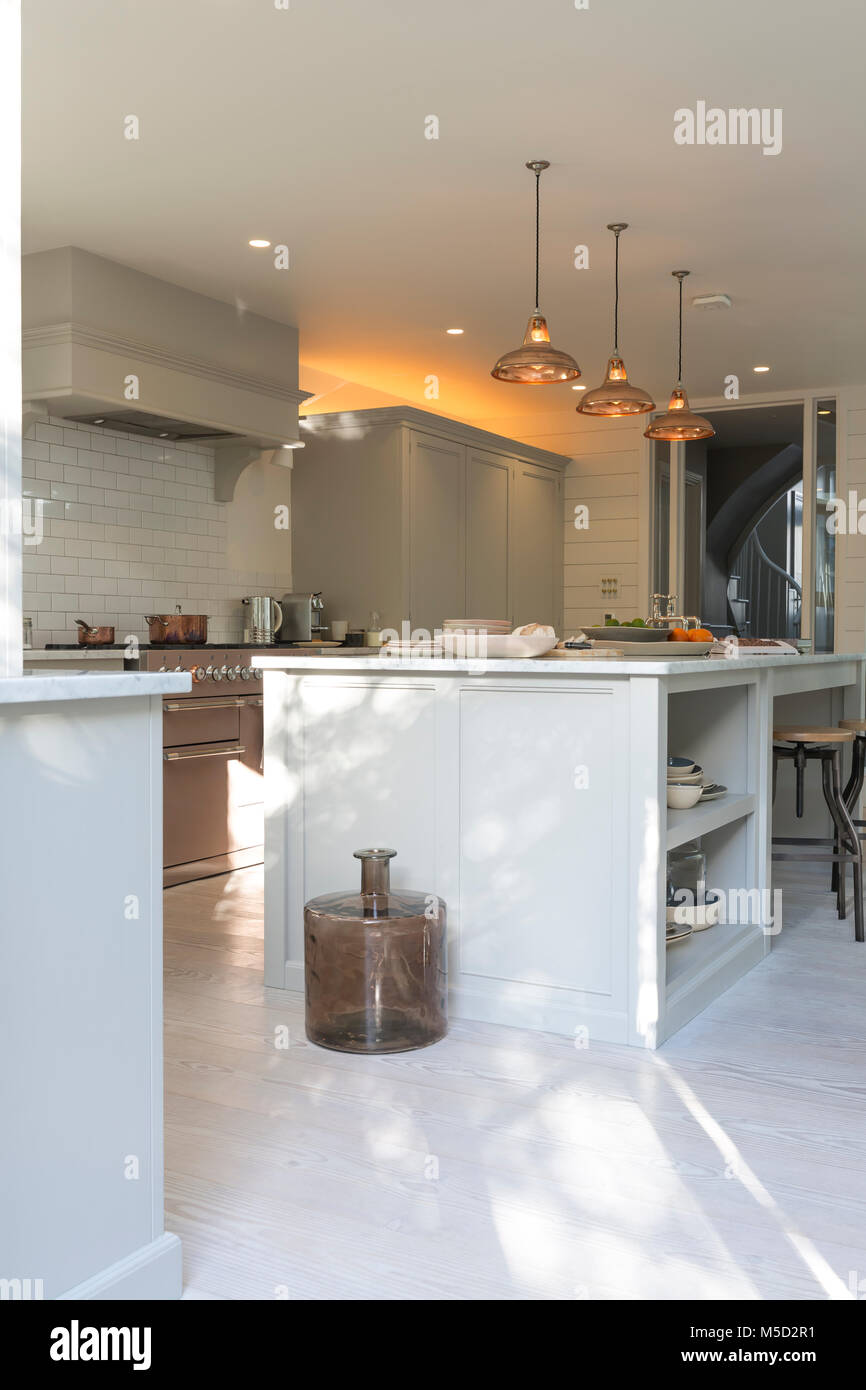 Cuisine de luxe home vitrine Banque D'Images