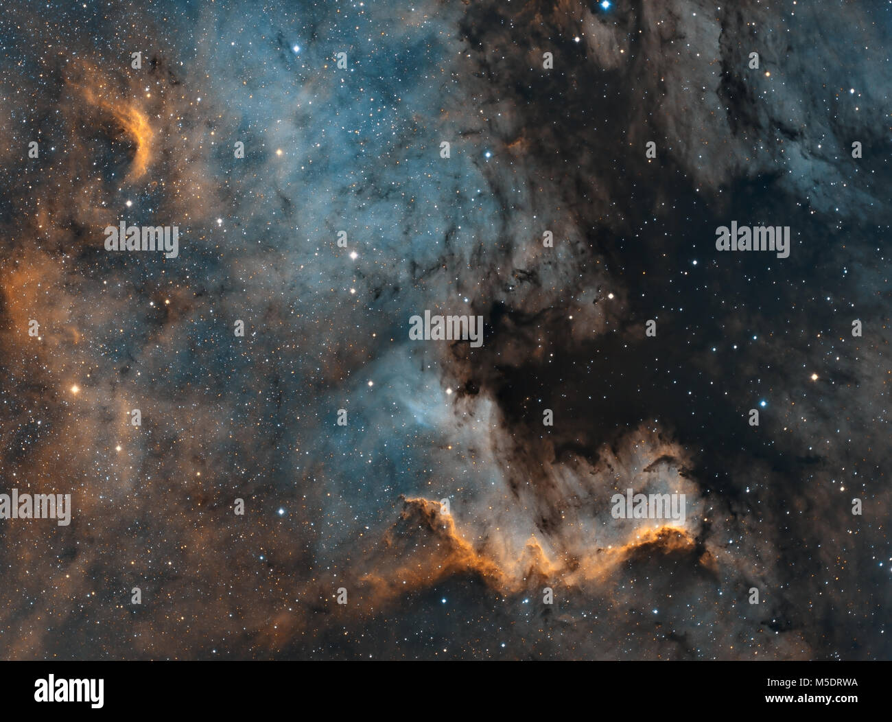 NGC 7000, Nébuleuse de l'Amérique du Nord Banque D'Images