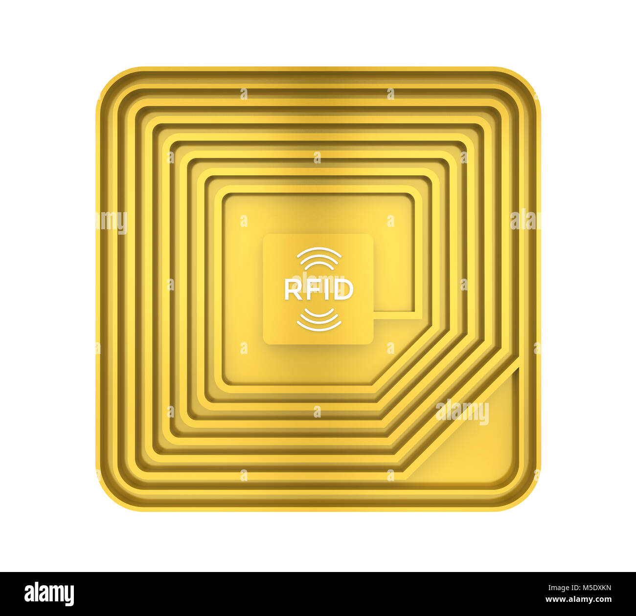 Tag RFID Isolated Banque D'Images