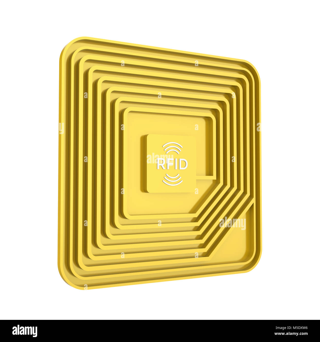 Tag RFID Isolated Banque D'Images