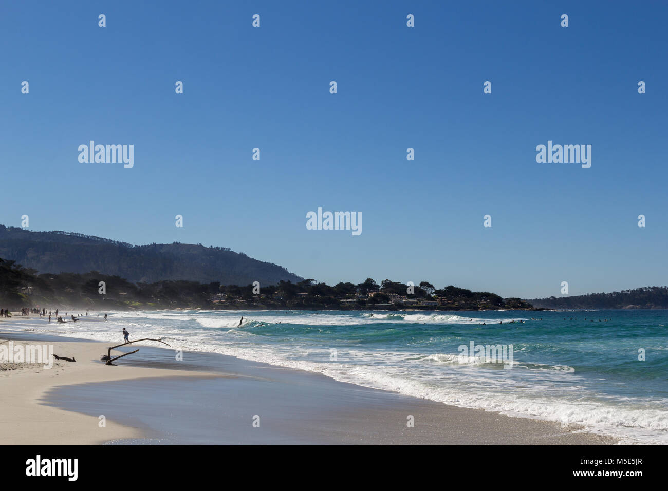 Carmel Beach,, Californie Banque D'Images Carmel Beach,, Californie Banque D'Images