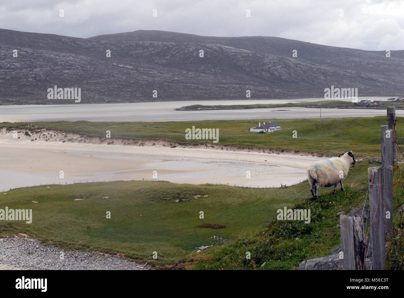 Isle of Harris Ecosse, Seilabost Beach Banque D'Images