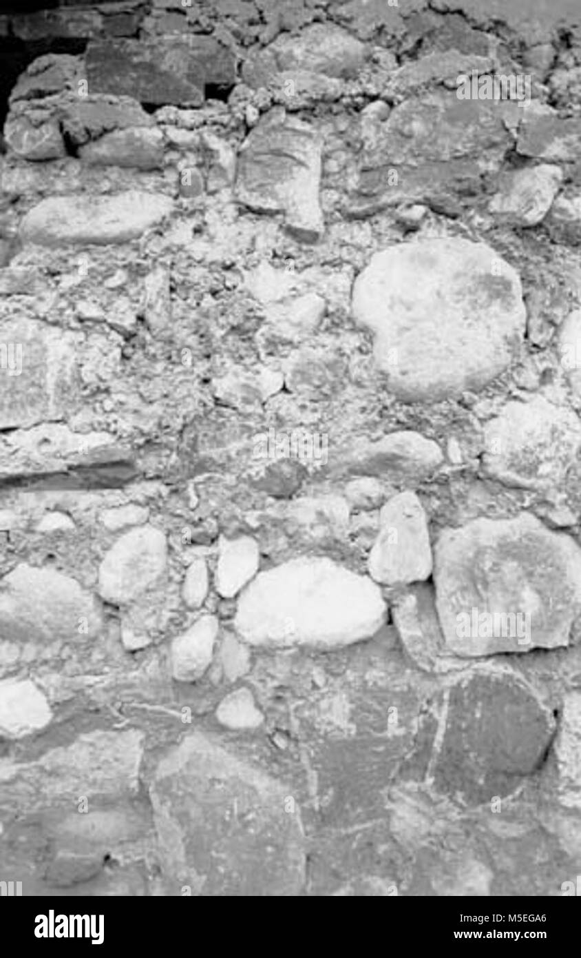 Historique Grand Canyon- Phantom Ranch Fred Harvey Corral PHANTOM RANCH FRED HARVEY GRANGE MULE - À l'Est. Détails de maçonnerie. 24 mai 1985, , CLEELAND. Banque D'Images