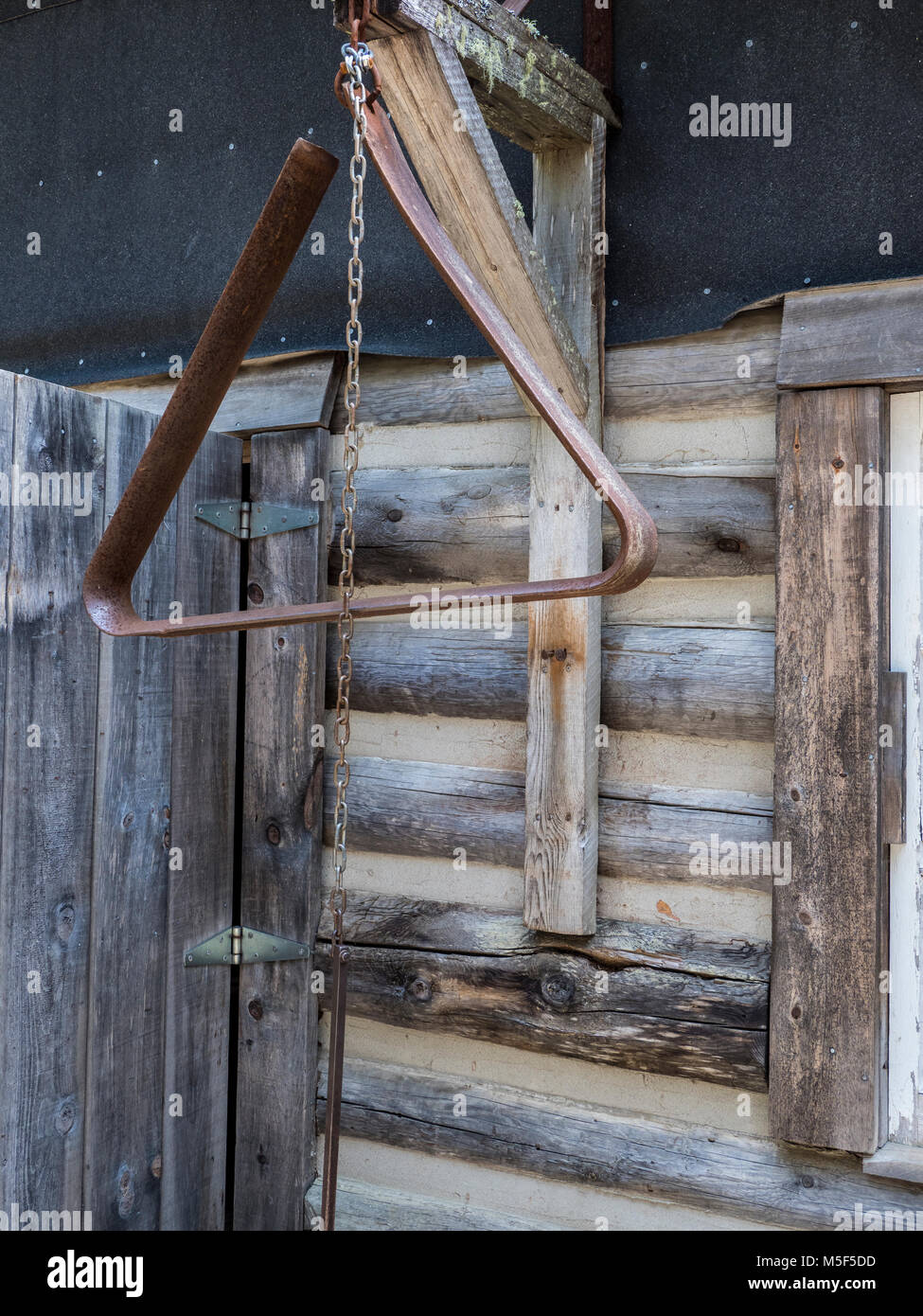 Coin cabine, Camp de billes, le Musée des bûcherons du parc Algonquin, Algonquin Provincial Park, Ontario, Canada. Banque D'Images Coin cabine, Camp de billes, le Musée des bûcherons du parc Algonquin, Algonquin Provincial Park, Ontario, Canada. Banque D'Images