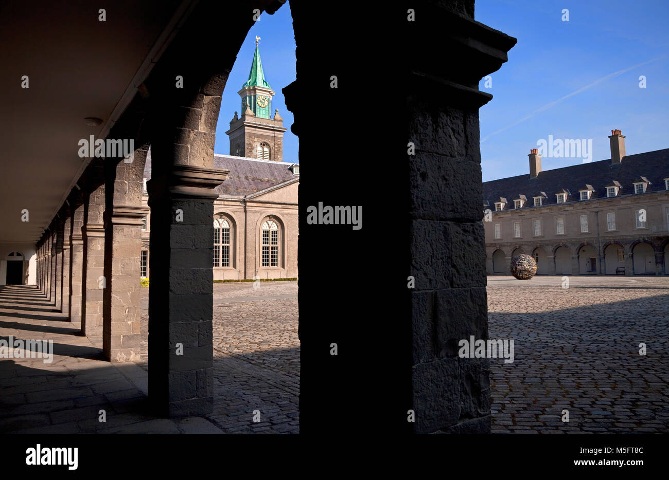 17th-centuryThe Royal Hospital Kilmainham, construit 1684 par Sir William Robinson, Dublin, Irlande Banque D'Images
