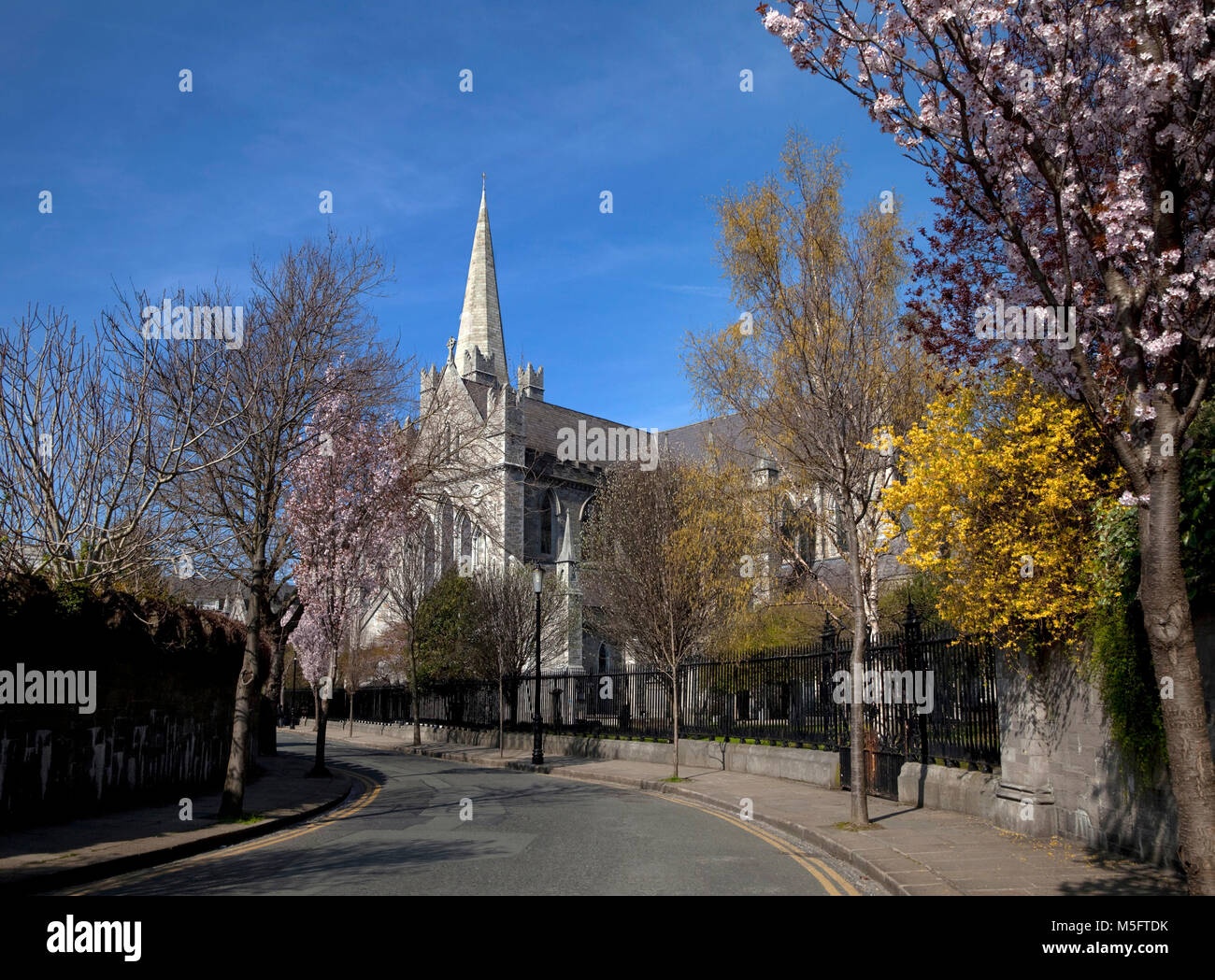 La Cathédrale Saint Patrick fondée en 1191, est la plus haute et la plus grande église en Irlande et le plus important. St Patrick's, près de la ville de Dublin, en Irlande. Banque D'Images