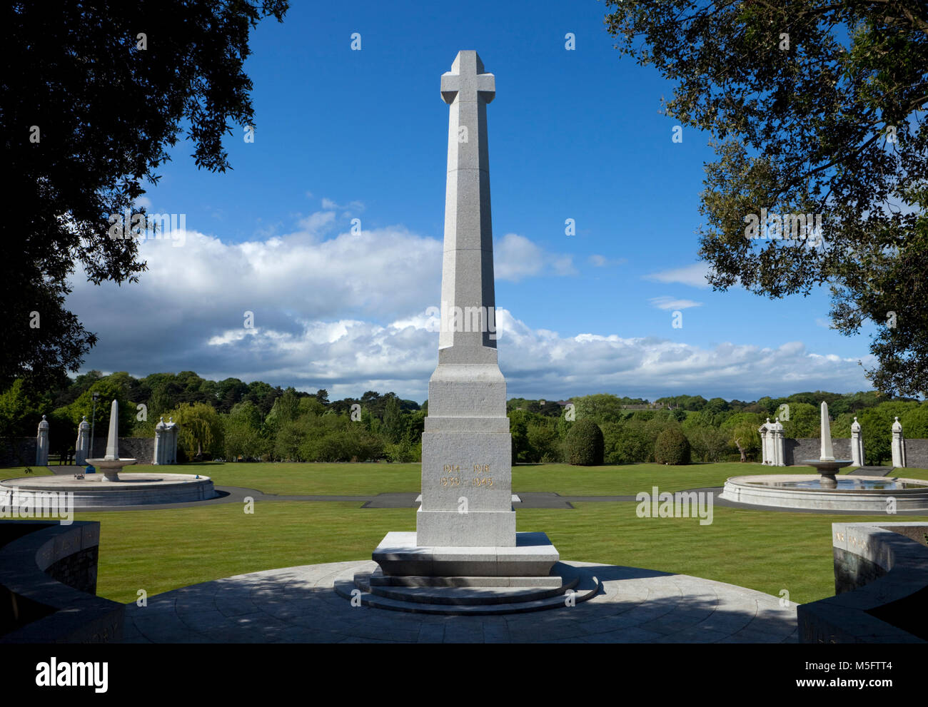 Le National Memorial Gardens, conçu par Edwin Lutyens et dédié à la 49 400 soldats irlandais qui ont donné leur vie au cours de la Grande Guerre, 1914-1918. Banque D'Images