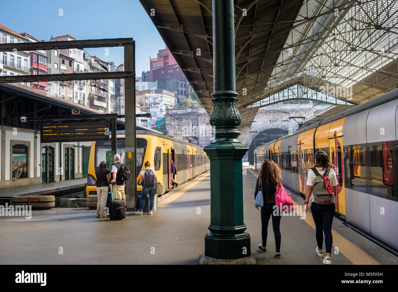 La gare de São Bento, région de Porto Porto, Portugal Porto, région de Porto, Portugal Banque D'Images