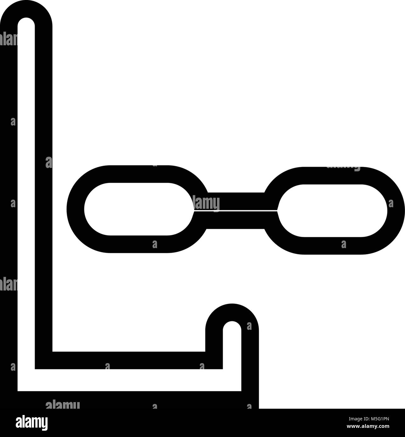 Le symbole plongeur. L'icône de la ligne de nage, Contour et rempli, signe du vecteur et linéaire pictogramme plein isolé sur blanc, illustration logo Illustration de Vecteur