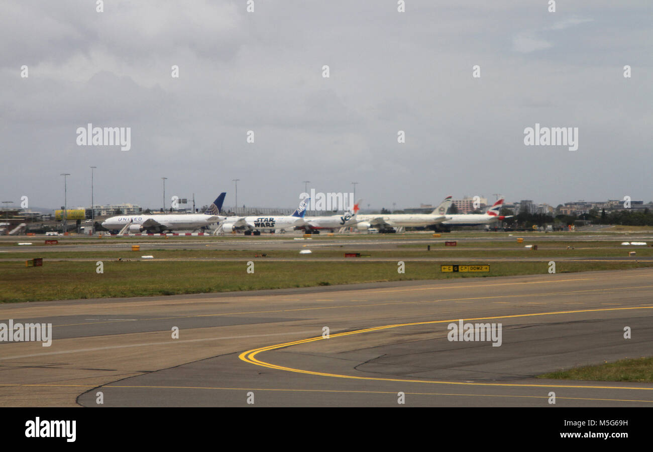 L'aéroport de Sydney, Sydney, Australie Banque D'Images