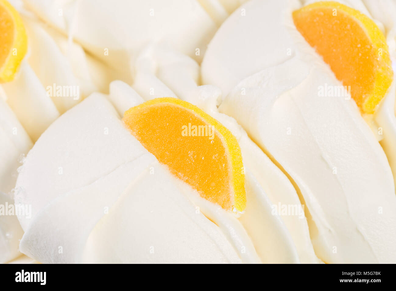 Masse de glace à la vanille avec des fruits secs sur un top Banque D'Images
