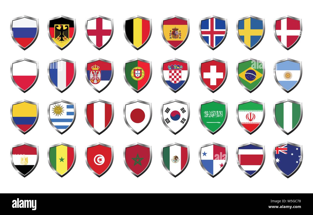 Infographie la FIFA World Cup 2018 Russie Illustration de Vecteur