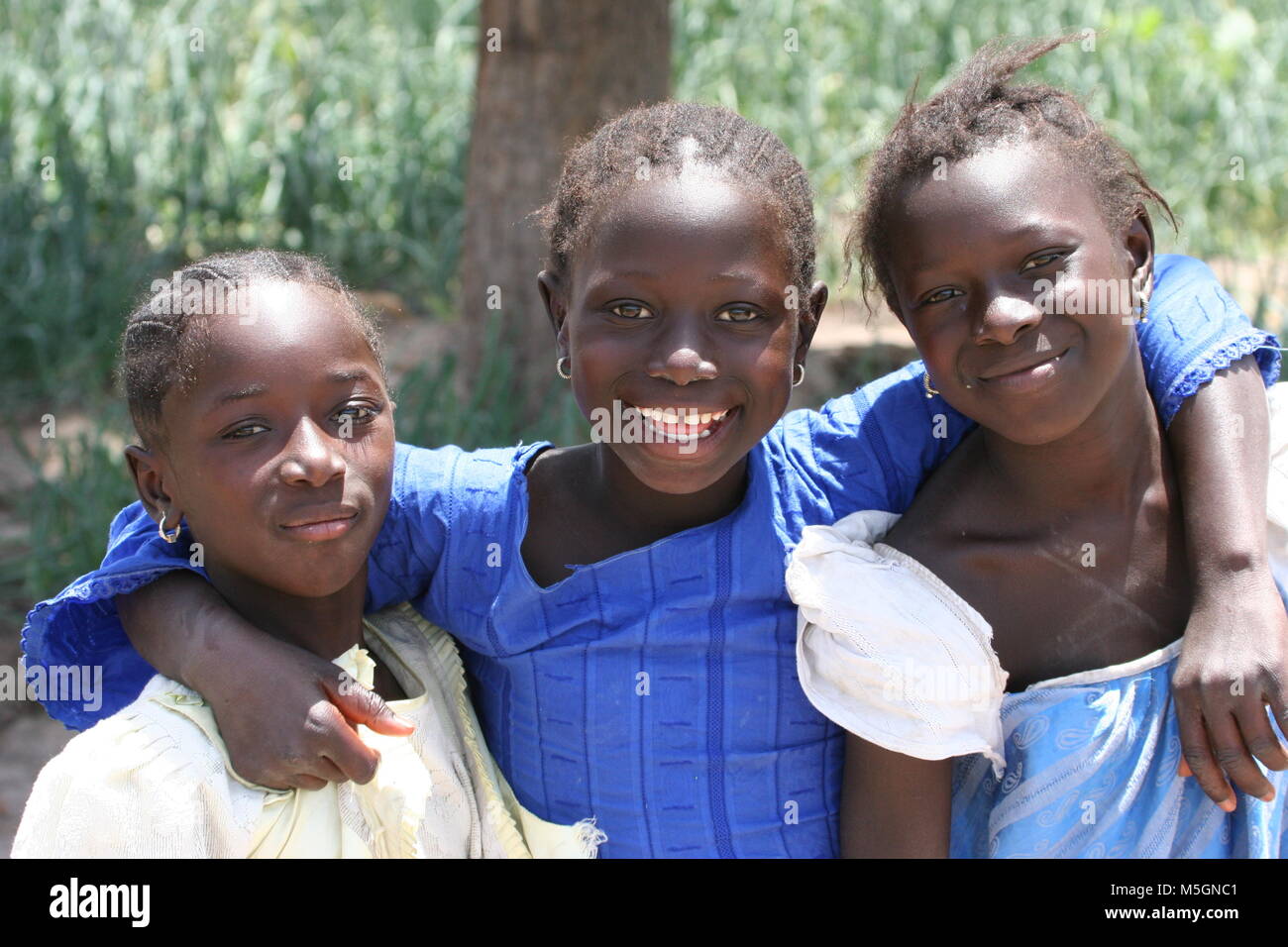 Girl en Afrique Banque D'Images