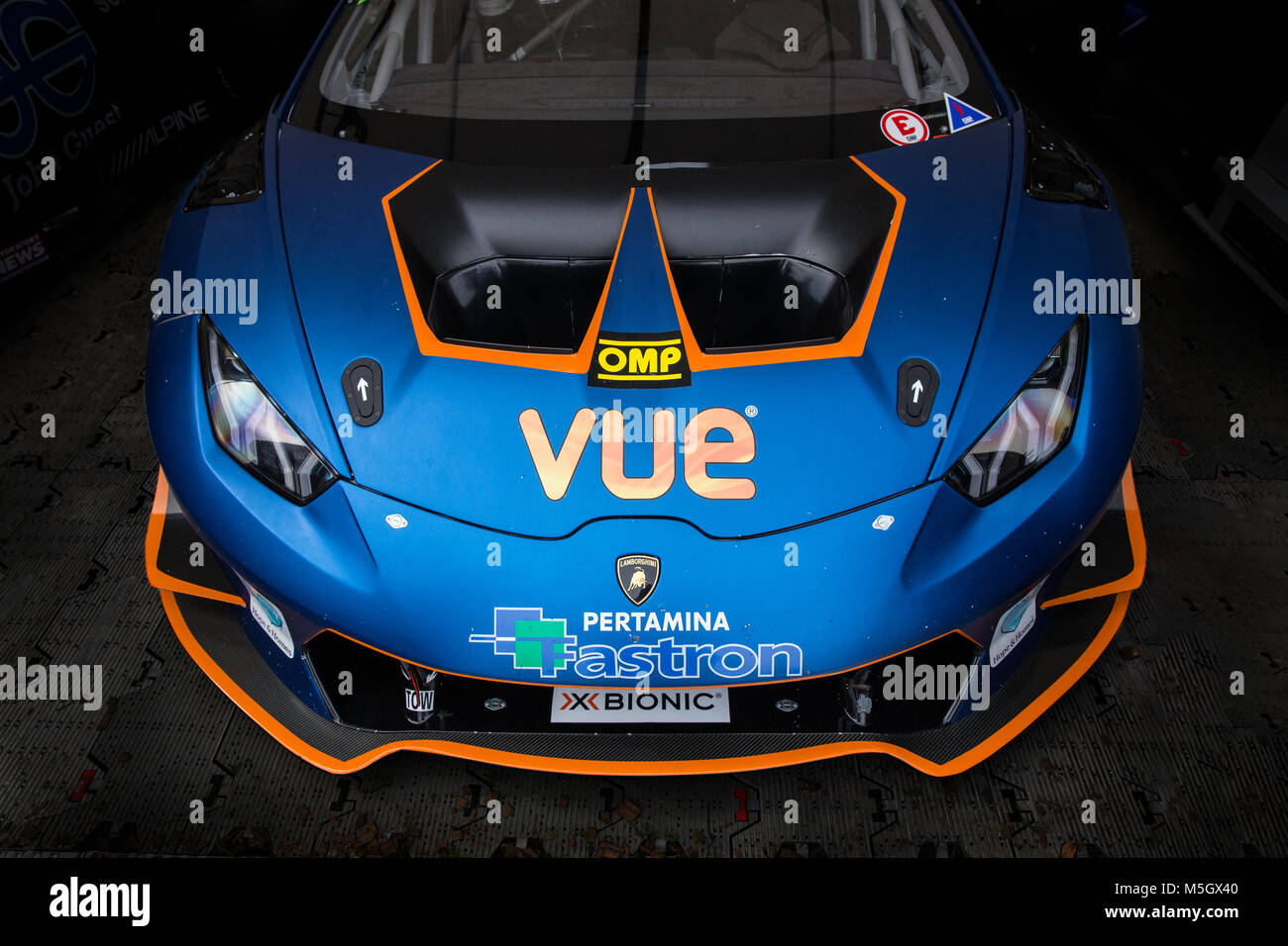 Londres - le 26 juin 2015 Voiture de course : Lamborghini Banque D'Images