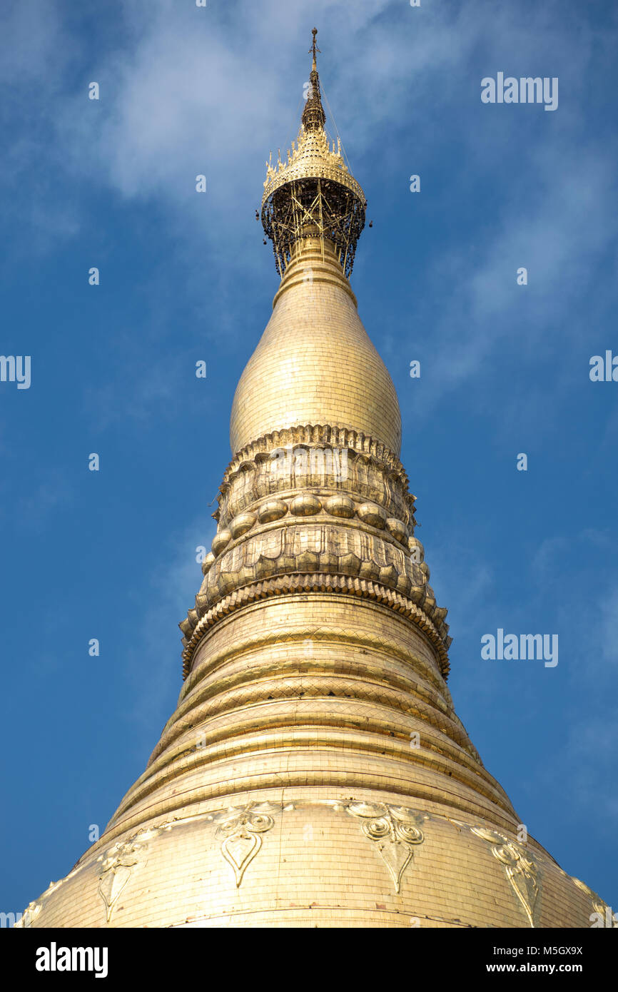 La pagode Shwedagon, Myanmar Banque D'Images