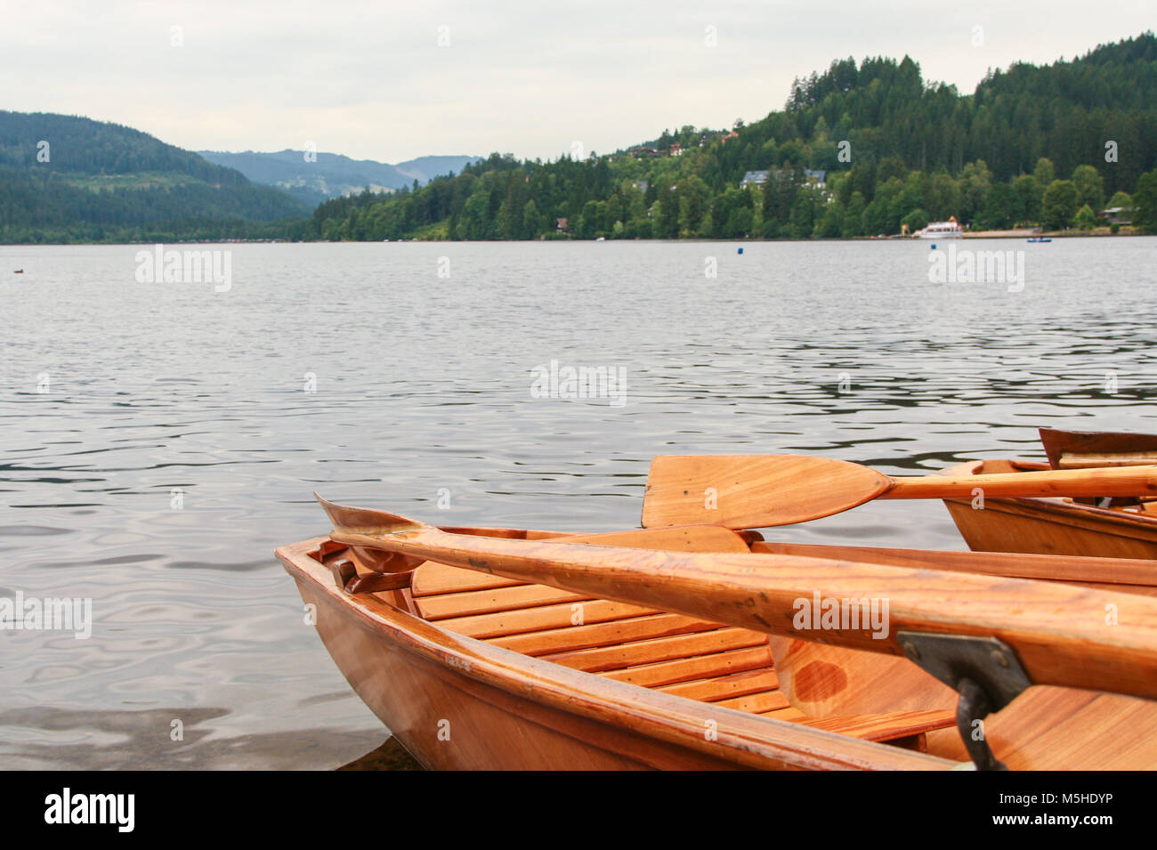 Lac de Titisee en forêt noire de Baden Wuttemberg, Allemagne Banque D'Images