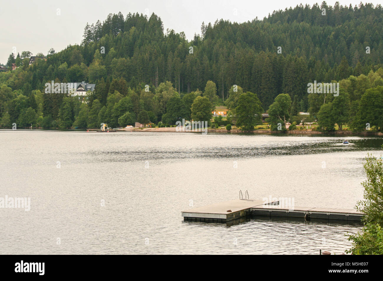 Lac de Titisee en forêt noire de Baden Wuttemberg, Allemagne Banque D'Images