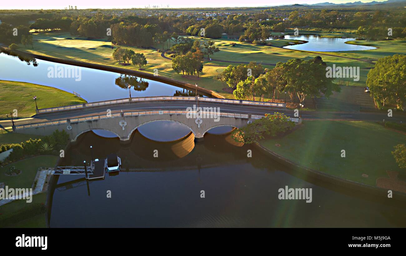 Hope Island Gold Coast Australie Banque D'Images