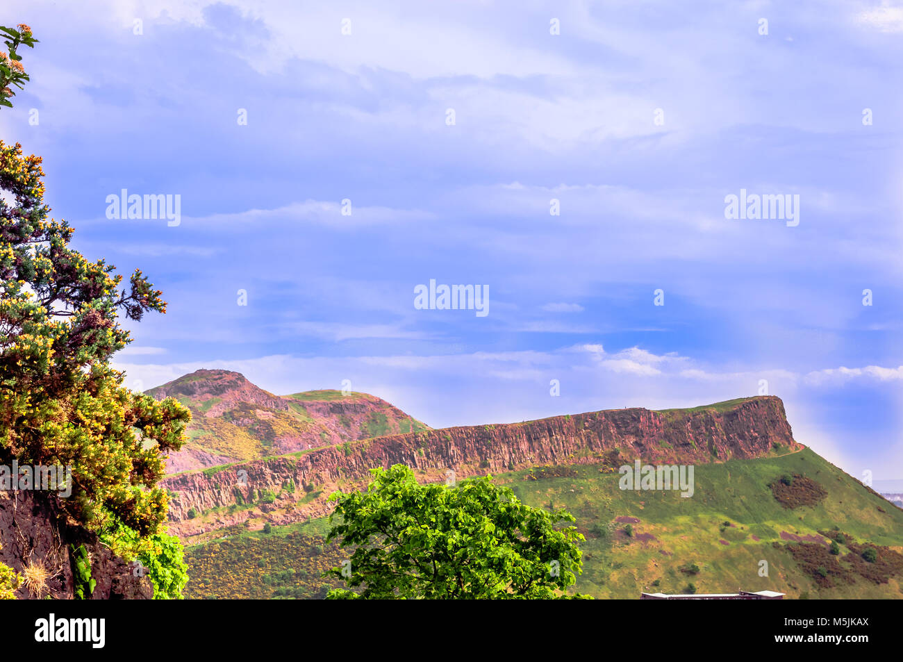 Avis sur Arthur Seat par Edimbourg - Ecosse Banque D'Images