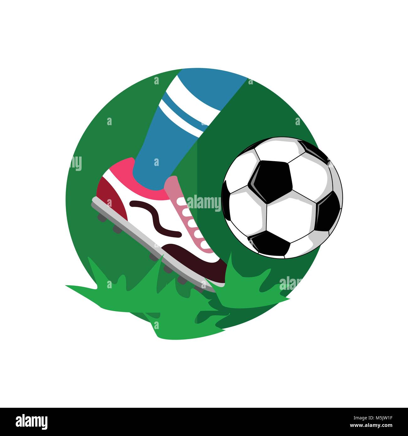 Dribbles Ballon foot Vector Illustration Graphic Design Illustration de Vecteur