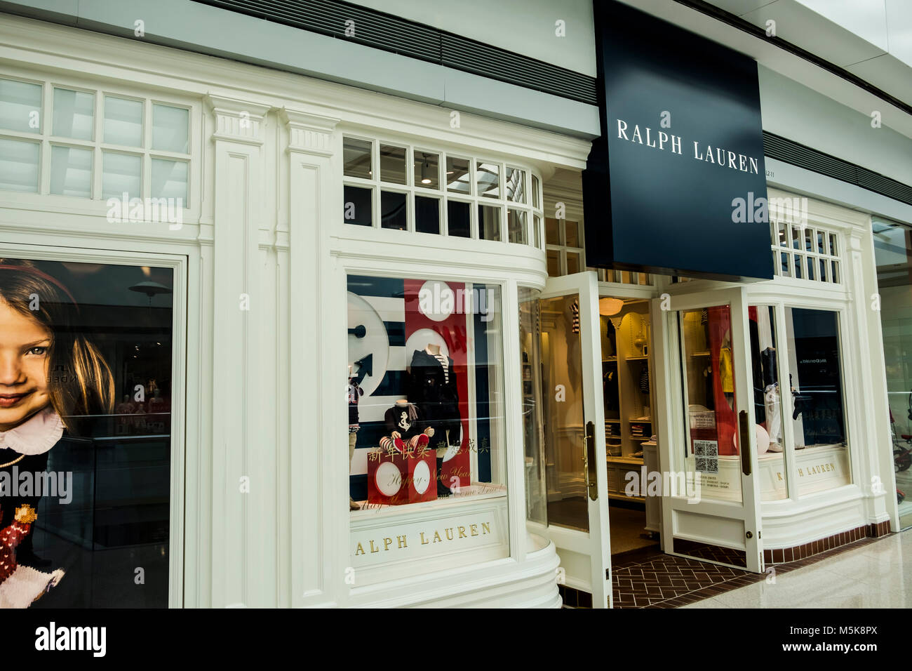 Hong Kong, 15 février 2018 : Ralph Lauren store à Hong Kong. Banque D'Images