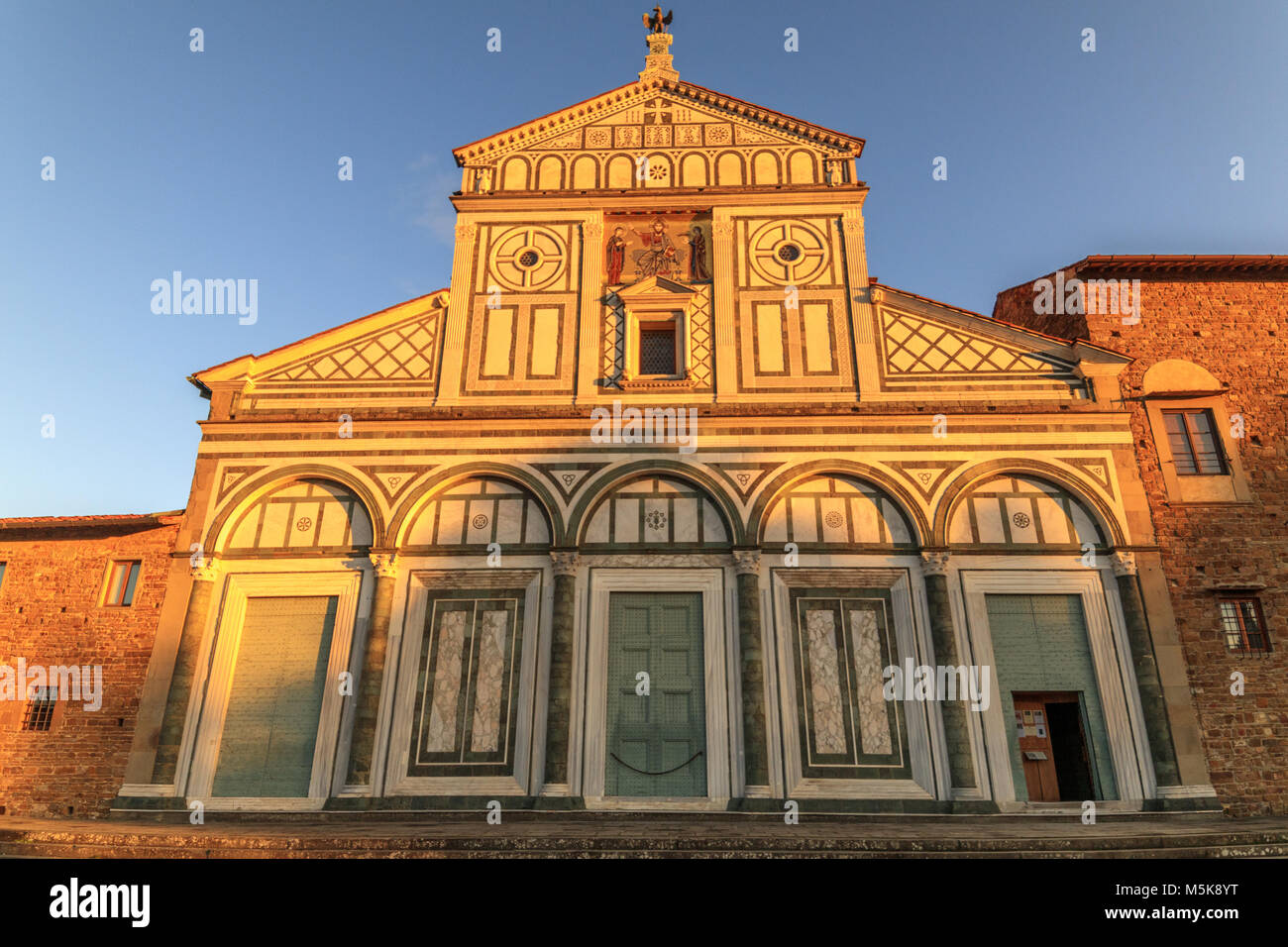 Abbaye de San Miniato al Monte Banque D'Images