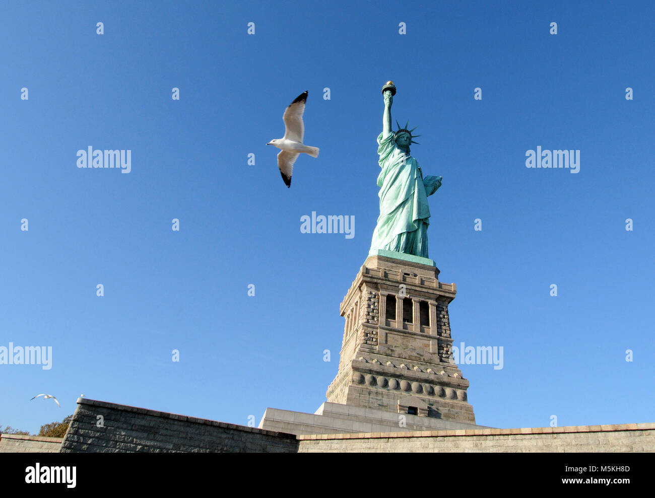 Statue de la liberté, New York, NY, USA. Banque D'Images