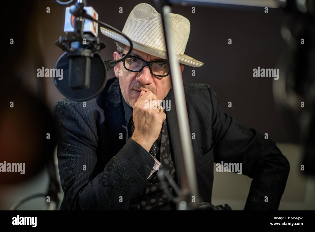 Elvis Costello 2016 Banque D'Images