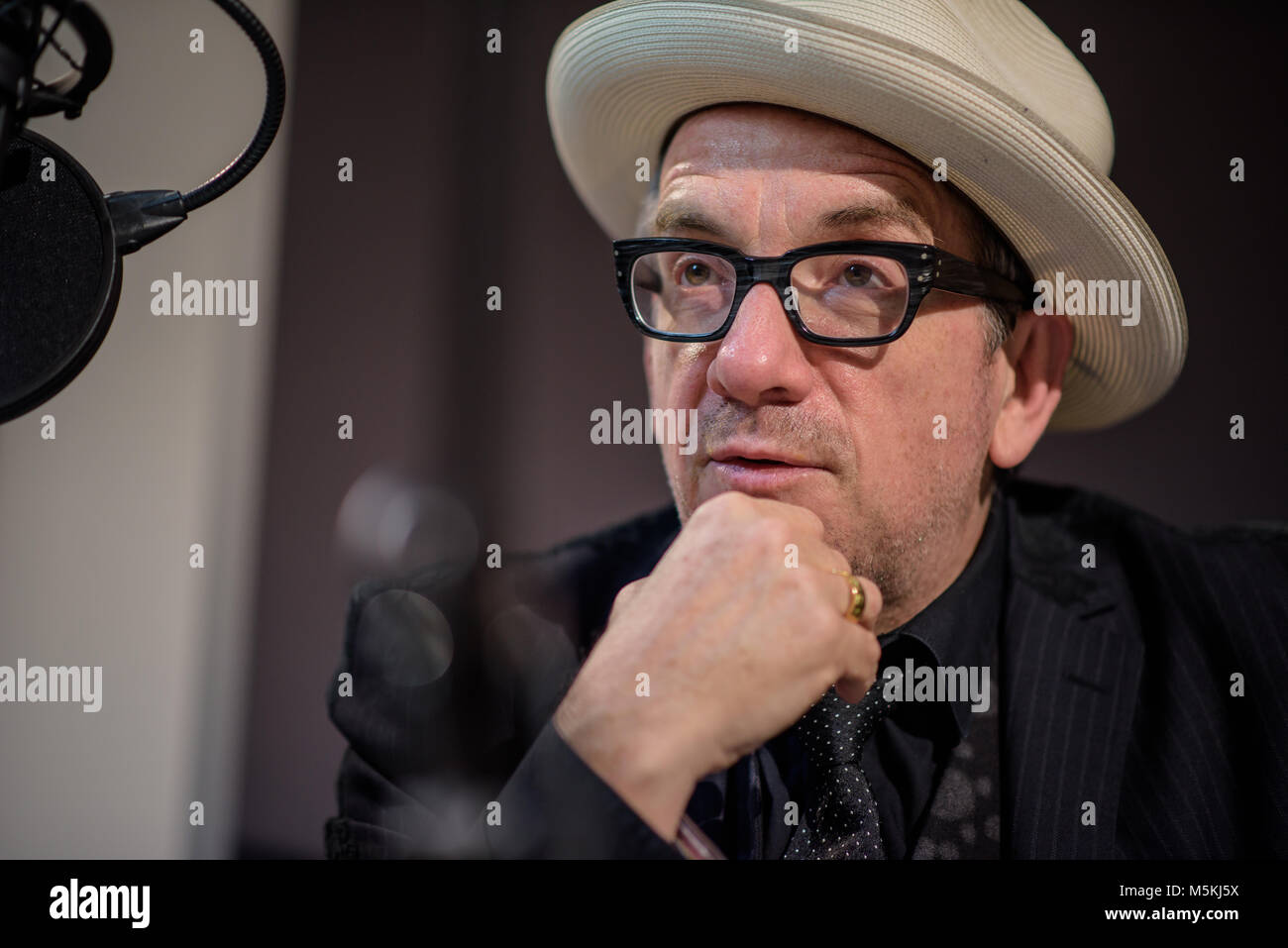 Elvis Costello 2016 Banque D'Images