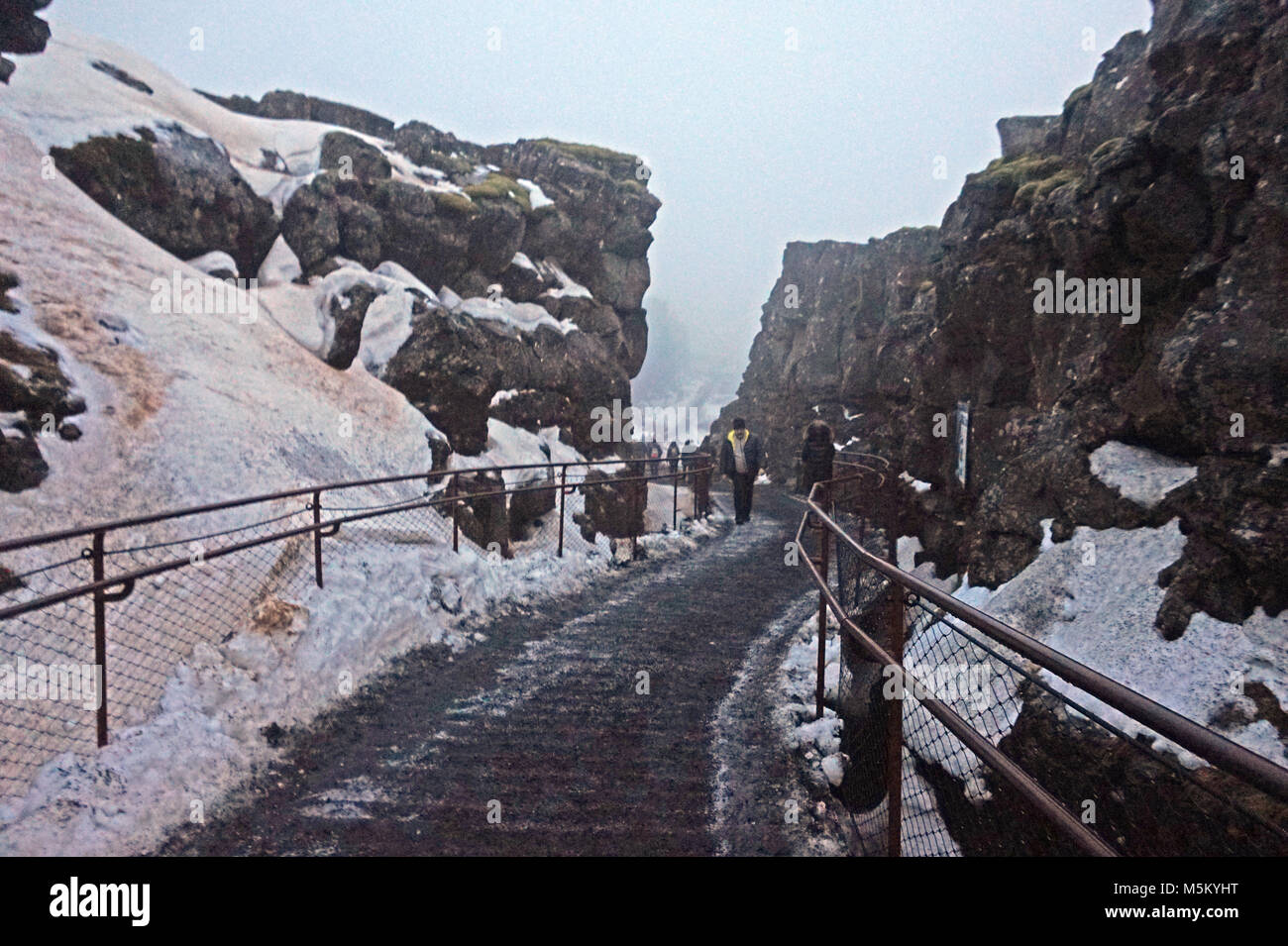 Parc national de Þingvellir, Islande Banque D'Images