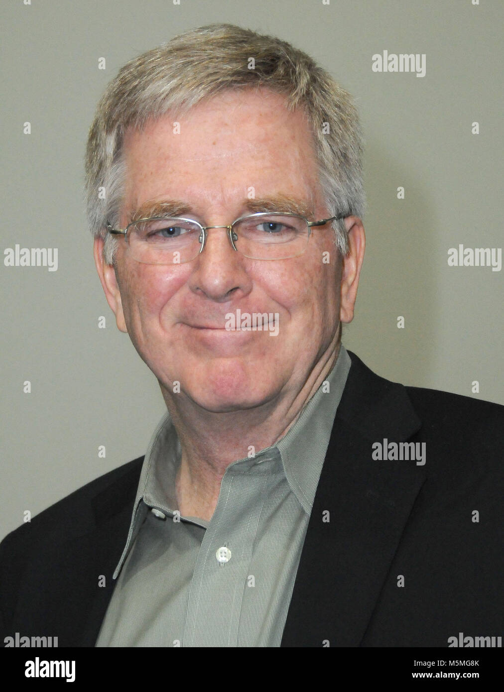 Los Angeles, Californie, USA. 24 Février, 2018. American travel writer Rick Steves assiste à l'aventure et les voyages, spectacle au Centre des congrès de Los Angeles le 24 février 2018 à Los Angeles, Californie. Photo de Barry King/Alamy Live News Banque D'Images