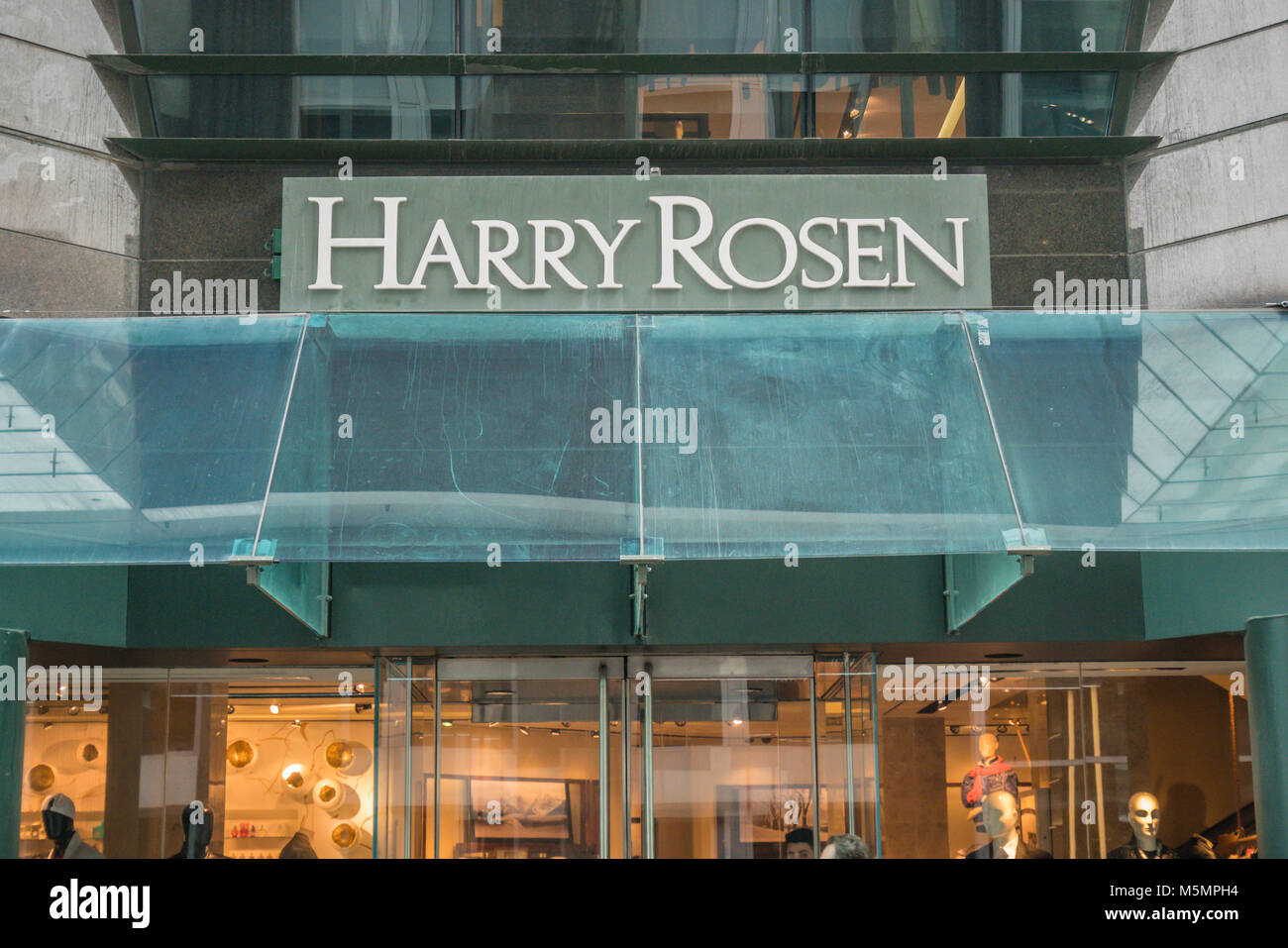 Harry Rosen hommes magasin de vêtements de toronto Banque D'Images