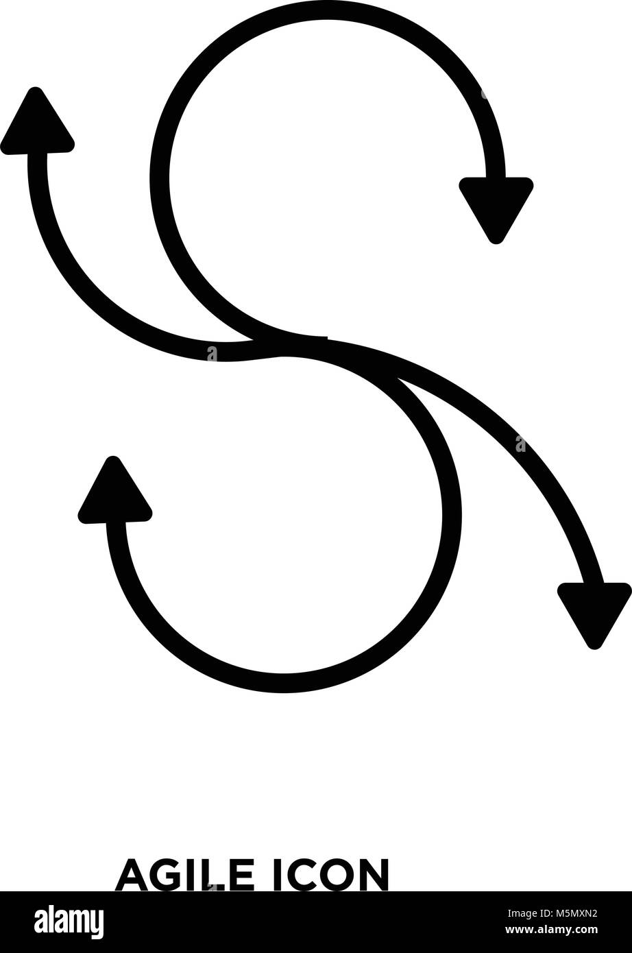 Vecteur icône agile Illustration de Vecteur
