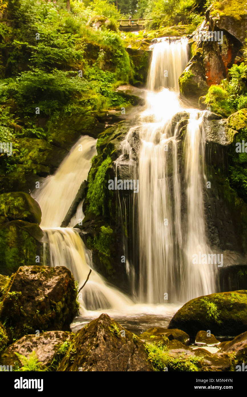 La plus haute cascade d'Allemagne à Triberg, dans la forêt noire , baden wuttemberg Banque D'Images