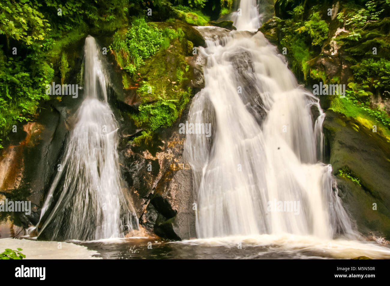 La plus haute cascade d'Allemagne à Triberg, dans la forêt noire , baden wuttemberg Banque D'Images