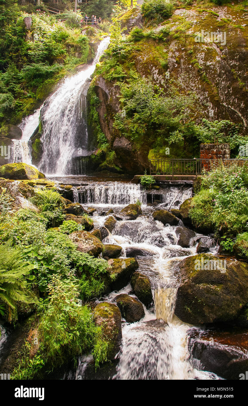 La plus haute cascade d'Allemagne à Triberg, dans la forêt noire , baden wuttemberg Banque D'Images